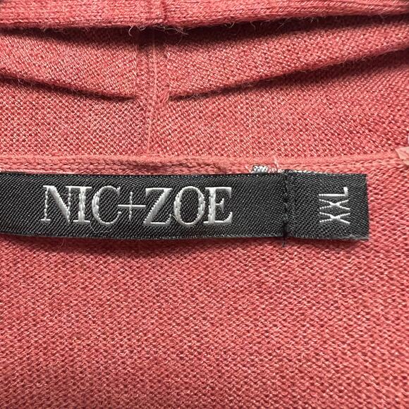 Nic+Zoe Academia Preppy Workwear Office Career College Cardigan Womens Size XXL - Picture 2 of 12